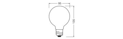 OSRAM HOMELIGHTING 4099854466465 LED-lamp Energielabel D (A - G) E27 5.9 W Warmwit (Ø x h) 95.00 mm x 95.00 mm 1 stuk(s) OSRAM HOMELIGHTING 4099854466465 LED-lamp Energielabel D (A - G) E27 5.9 W Warmwit (Ø x h) 95.00 mm x 95.00 mm 1 stuk(s)