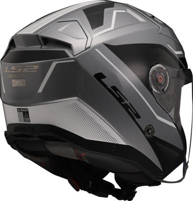 LS2 jethelm „of603 infinity ii veyron” helmet infinity ii gray/white gr. 3xl