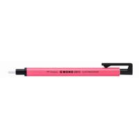 Tombow • precision eraser mono zero, refillable, round tip 2,3 mm diameter, neon pink - thumbnail