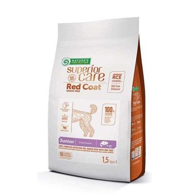 NATURE'S PROTECTION Superior Care Red Coat Grain Free Junior Small Zalm met Krill - droogvoer voor puppy's - 1,5 kg NATURE'S PROTECTION Superior Care Red Coat Grain Free Junior Small Zalm met Krill - droogvoer voor puppy's - 1,5 kg