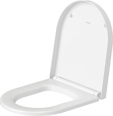 Duravit ME by Starck WC-zitting 43.8x37.4x5.1cm compact met softclose met quickrelease Kunststof wit Glanzend 0020190000 - thumbnail