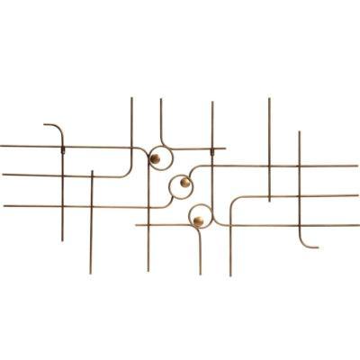 BePureHome wanddecoratie messingkleurig 139,5 cm | 4 stuks