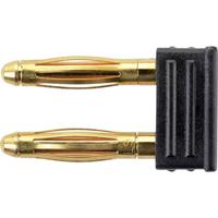 Schützinger KURZ 6730 / 5.08-2 IG Au / SW Kortsluitingsstekker Zwart 1 stuk(s) - thumbnail