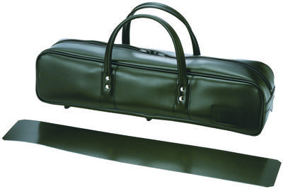 Leren Japanse Messentas - Zwart - 24 cm