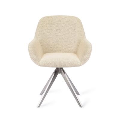 Jesper Home Kushi eetkamerstoel Trouty Tinge turn steel