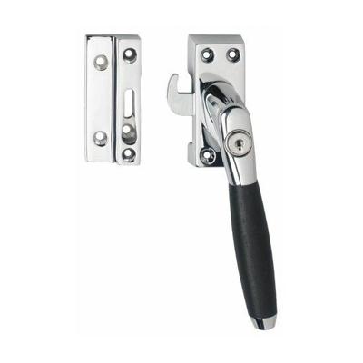 Intersteel Raamsluiting rechts Ton 400 SKG1 afsluitbaar - chroom/ebbenhout Intersteel Raamsluiting rechts Ton 400 SKG1 afsluitbaar - chroom/ebbenhout