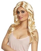 Pruik disco doll blond - thumbnail