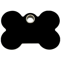 Bone I plastic dierenpenning large/groot 4,83 cm x 3,25 cm RedDingo - Reddingo - thumbnail