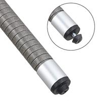 Polyrattan Stapelstoel Comfort Set van 4 kleur Grijs - thumbnail