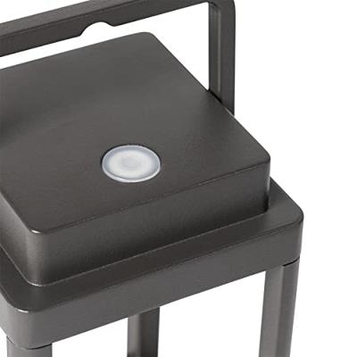 QAZQA Buiten tafellamp donkergrijs incl. LED oplaadbaar - Yara