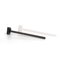 Vogel zitstok met houder zwart set van 2 - thumbnail