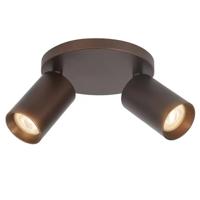 Highlight OpbouwspotMila 2-lichts rond choco - S7491.04 - thumbnail