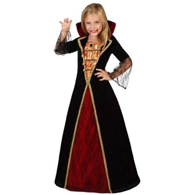 Kostuums voor Kinderen Vampiress Multicolour (1 Onderdelen) Maat 5-6 Jaar Kostuums voor Kinderen Vampiress Multicolour (1 Onderdelen) Maat 5-6 Jaar