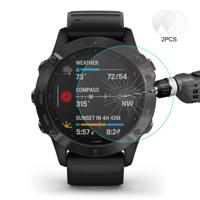 Voor Garmin fenix 6X/6X Pro Solar 2 stuks ENKAY Hat-Prince 0.2 mm 9H 2.15 D gebogen rand gehard glas film - thumbnail