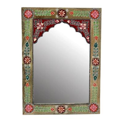 Wandspiegel DKD Home Decor Multicolour Gebloemd 41 x 2 x 56 cm