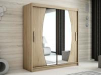 Kast ELYCOPTER 2 schuifdeuren 200 cm sonoma - thumbnail