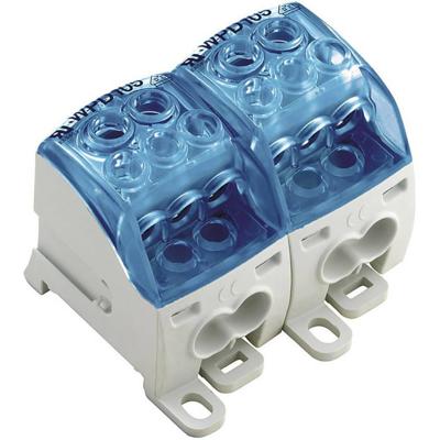 Weidmüller 2519470000 Verdeelblok Schroeven Grijs, Blauw 1 stuk(s)