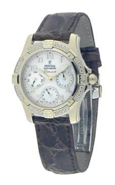 Horlogeband Festina F16023-1 Leder Bruin 18mm Horlogeband Festina F16023-1 Leder Bruin 18mm