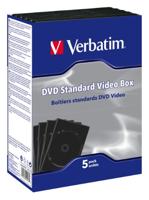 Verbatim DVD Video Tall Box 5-pack (Leerbox) CD-onbewerkte - thumbnail