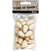 Creativ Company Houten mini eieren 2,5cm - 20st. - thumbnail