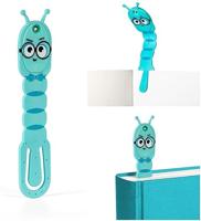 Mondikaarten Flexilight leeslamp bookworm aqua - thumbnail