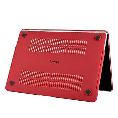 Lunso MacBook Pro 16 inch (2019) cover hoes - case - Mat Bordeaux Rood