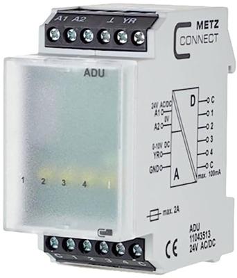 Metz Connect 11043513 Analoog/digitaal-omvormer 24, 24 V/AC, V/DC (max) 1 stuk(s)