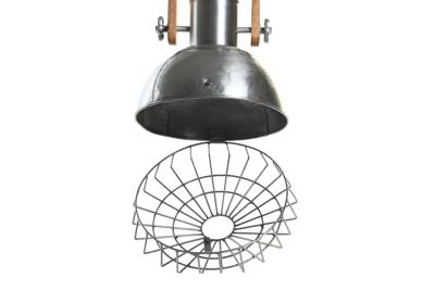 Plafondlamp DKD Home Decor 31 x 31 x 44 cm Zilverkleurig Bruin Ijzer Mangohout 50 W