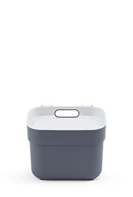 Curver ready to collect prullenbak GFT 5 liter donkergrijs-lichtgrijs