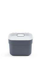 Curver ready to collect prullenbak GFT 5 liter donkergrijs-lichtgrijs - thumbnail