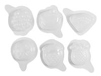 Creativ Company Mallen, fruit, h: 1,8 cm, l: 4,5-6 cm, 6 stuk/ 1 doos - thumbnail