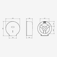Toiletrolhouder Tork 28,3 x 12 cm Wit ABS Plastic - thumbnail