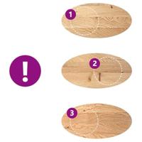 Tafelblad 100x50x4 cm ovaal massief eikenhout - thumbnail