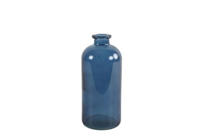 Fles Dawn glas ro 11x11x25 cm blauw Countryfield - Countryfield