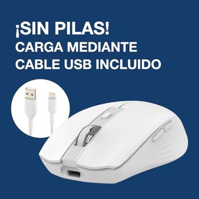 Wireless muis CoolBox W01 Wit 1600 dpi