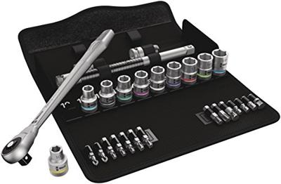 Wera Zyklop Metal 8100 SC 7 05004077001 Dopsleutelset Metrisch 1/2 (12,5 mm) 28-delig Wera Zyklop Metal 8100 SC 7 05004077001 Dopsleutelset Metrisch 1/2 (12,5 mm) 28-delig