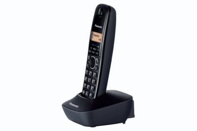 Panasonic KX-TG1611FRH Solo draadloze telefoon zonder antwoordapparaat Zwart