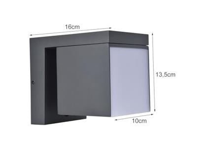 Lutec PRIMA 6993801118 Wandlamp op zonne-energie met bewegingsmelder LED LED vast ingebouwd 9.5 W Antraciet Lutec PRIMA 6993801118 Wandlamp op zonne-energie met bewegingsmelder LED LED vast ingebouwd 9.5 W Antraciet