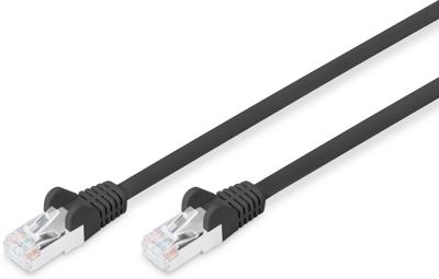 Digitus DB-160144-100-S RJ45 Netwerkkabel, patchkabel CAT 6 S/FTP 10.00 m Zwart 1 stuk(s)