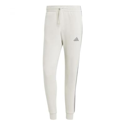 adidas Essentials Fleece Joggingbroek Wit Donkergrijs