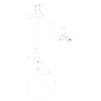 Steinhauer Hanglamp bollique Ø 25 cm 3497 messing - thumbnail