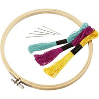 Creativ Company Borduurframe hout, 20cm - thumbnail