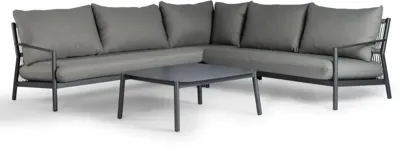 Trestino hoekset masiera charcoal