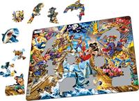 Selecta Larsen legpuzzel het piratengevecht, 39st. - thumbnail