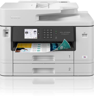 Brother MFC-J5740DW Multifunctionele printer Inkjet Kleur A3 Printen, scannen, kopiëren, faxen ADF, Duplex, LAN, USB, WiFi