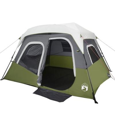 VidaXL Tent met led 6-persoons snelontgrendeling lichtgroen VidaXL Tent met led 6-persoons snelontgrendeling lichtgroen