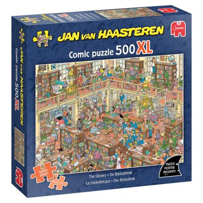 Jumbo Jan van Haasteren puzzel De bibliotheek (2002) - 500 stukjes