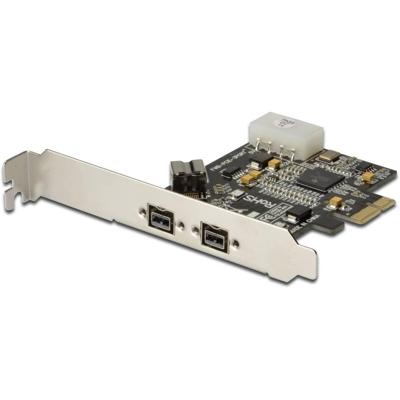 Digitus 3 poorten FireWire 800-controllerkaart FireWire 800 PCIe