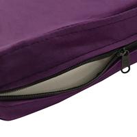 Hondenbank 72x45x30 cm pluche bordeauxrood - thumbnail