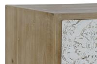 Tv-meubel DKD Home Decor 120 x 40 x 61 cm Spar Natuurlijk Metaal Wit - thumbnail